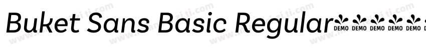 Buket Sans Basic Regular字体转换
